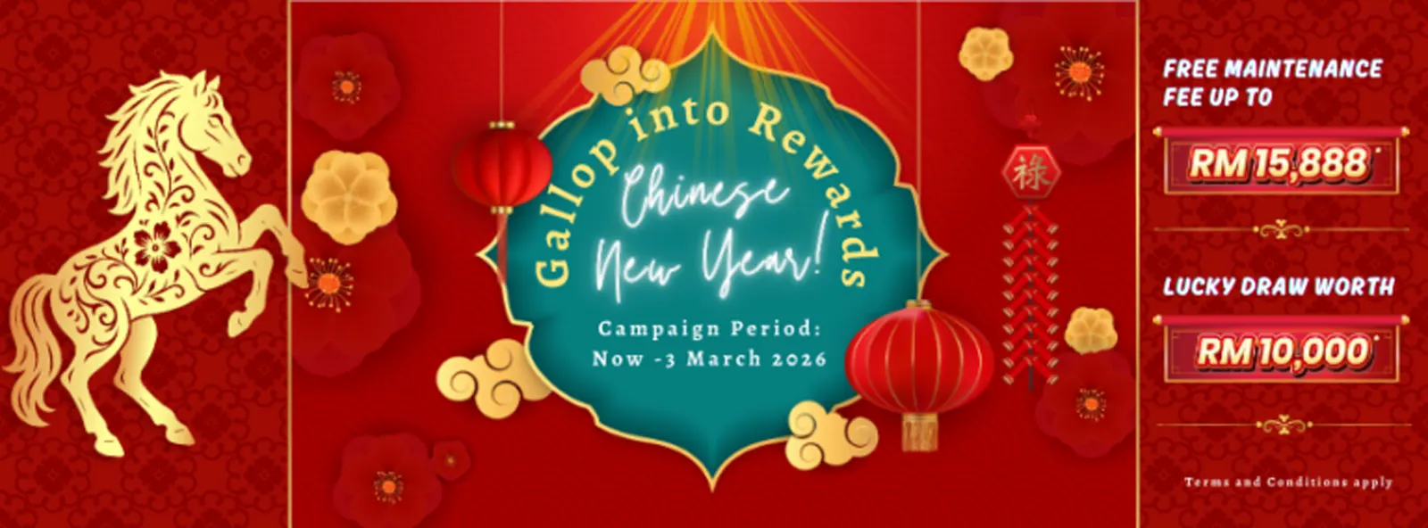 🧧🐎Gallop Into Rewards This Chinese New Year at Santorini @ Botani Ipoh 🐎🧧
