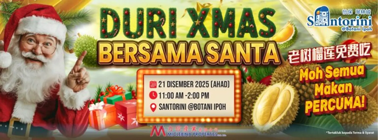 Santa DuriMAS: When Christmas Met the King of Fruits 🎅🏻🍎
