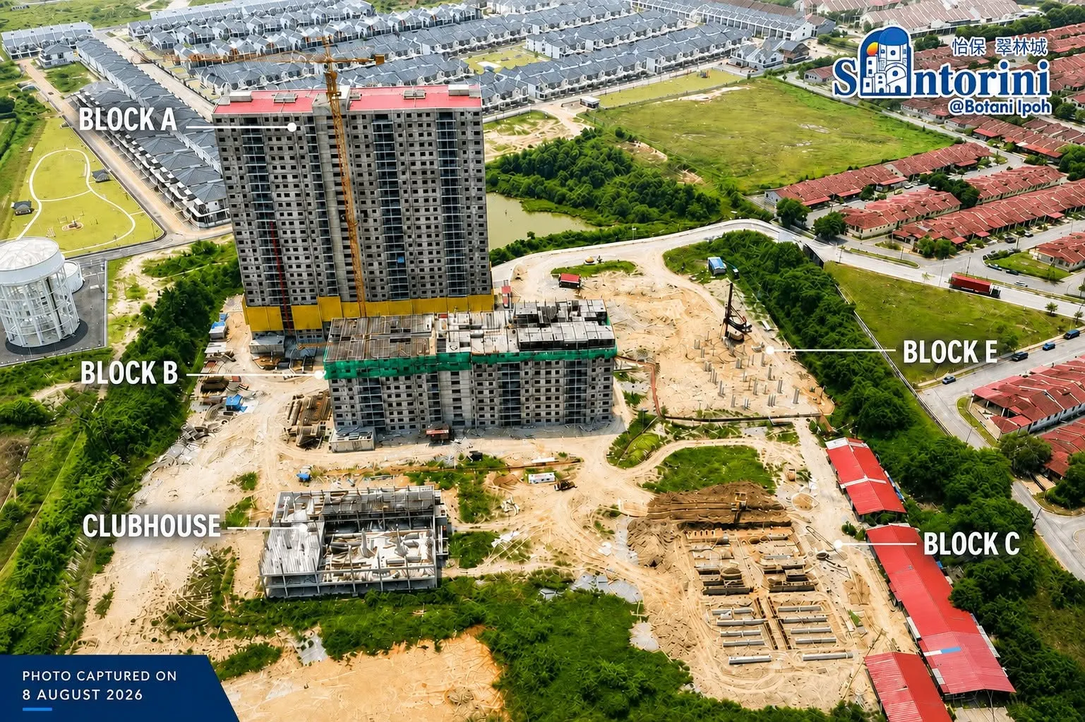 🏗️ (9 AUG 2026) Santorini@Botani Construction Progress Update